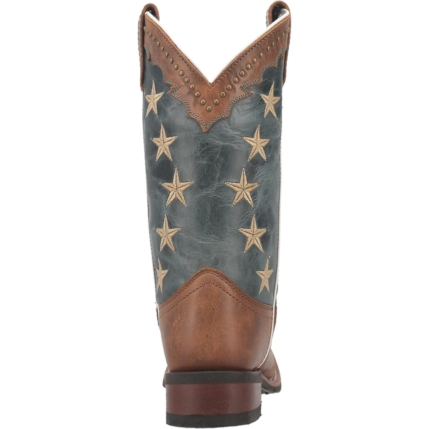 Laredo Women's Early Star Tan Leather Cowgirl Boots 5897 - Image 4