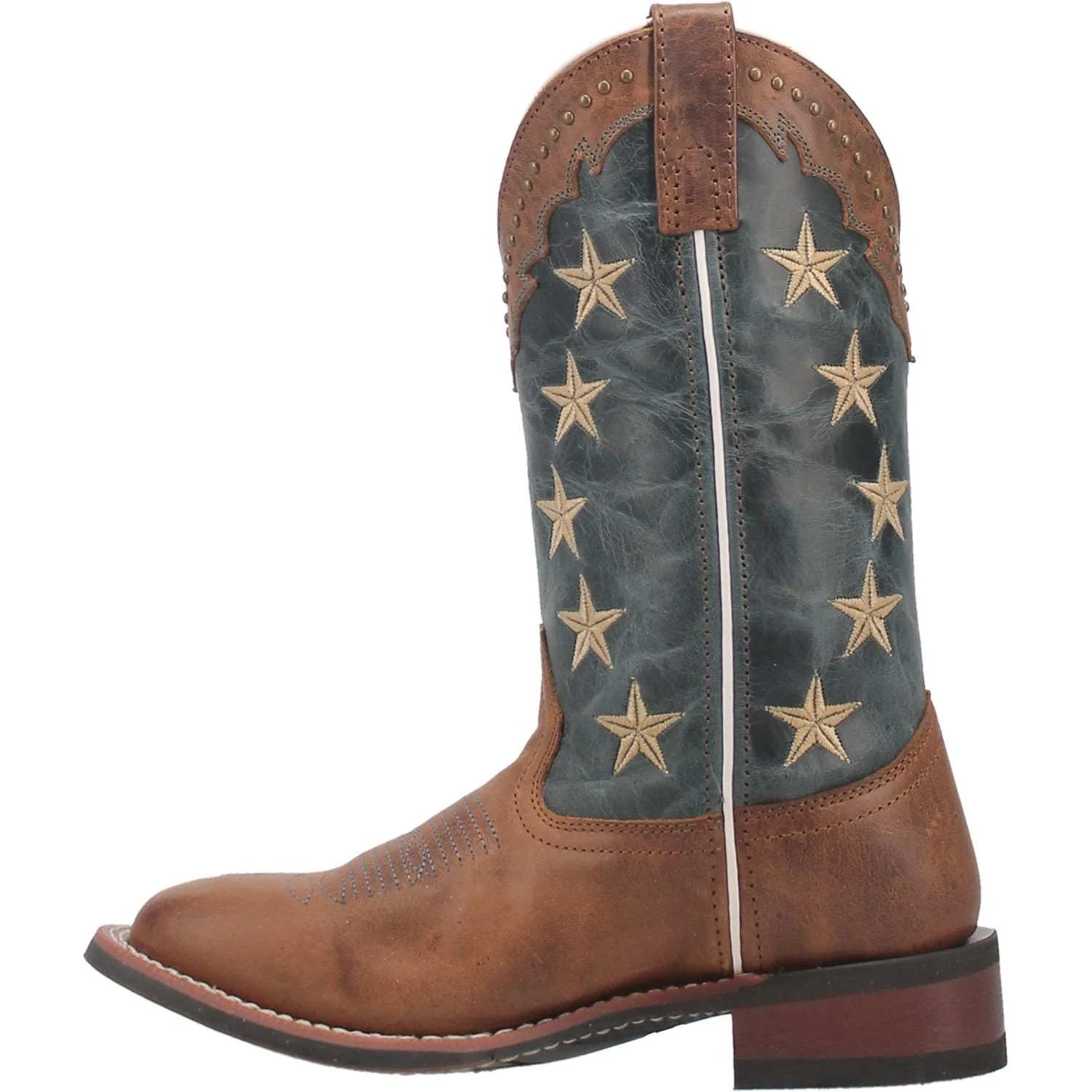 Laredo Women's Early Star Tan Leather Cowgirl Boots 5897 - Image 6