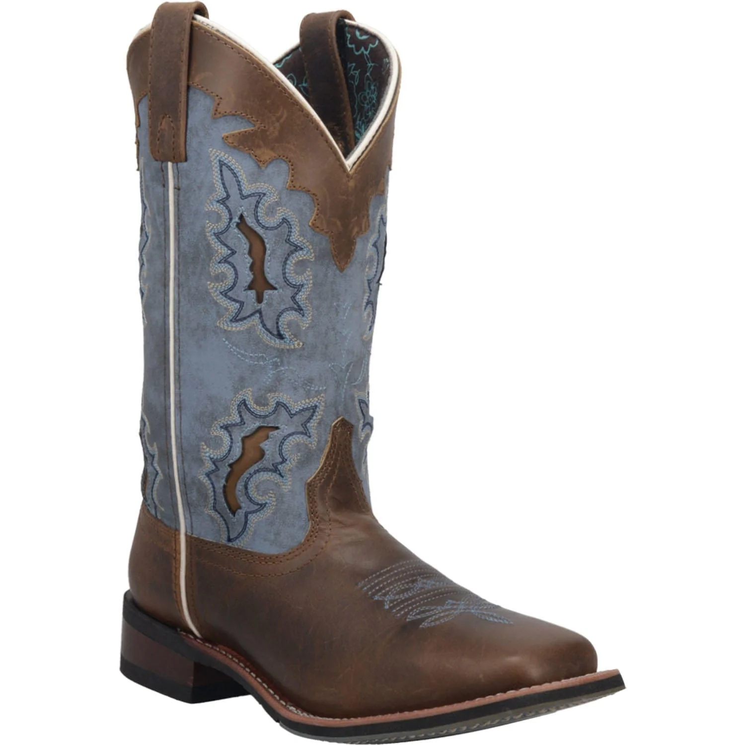 Laredo Women's Isla Brown Leather Cowgirl Boots 5666