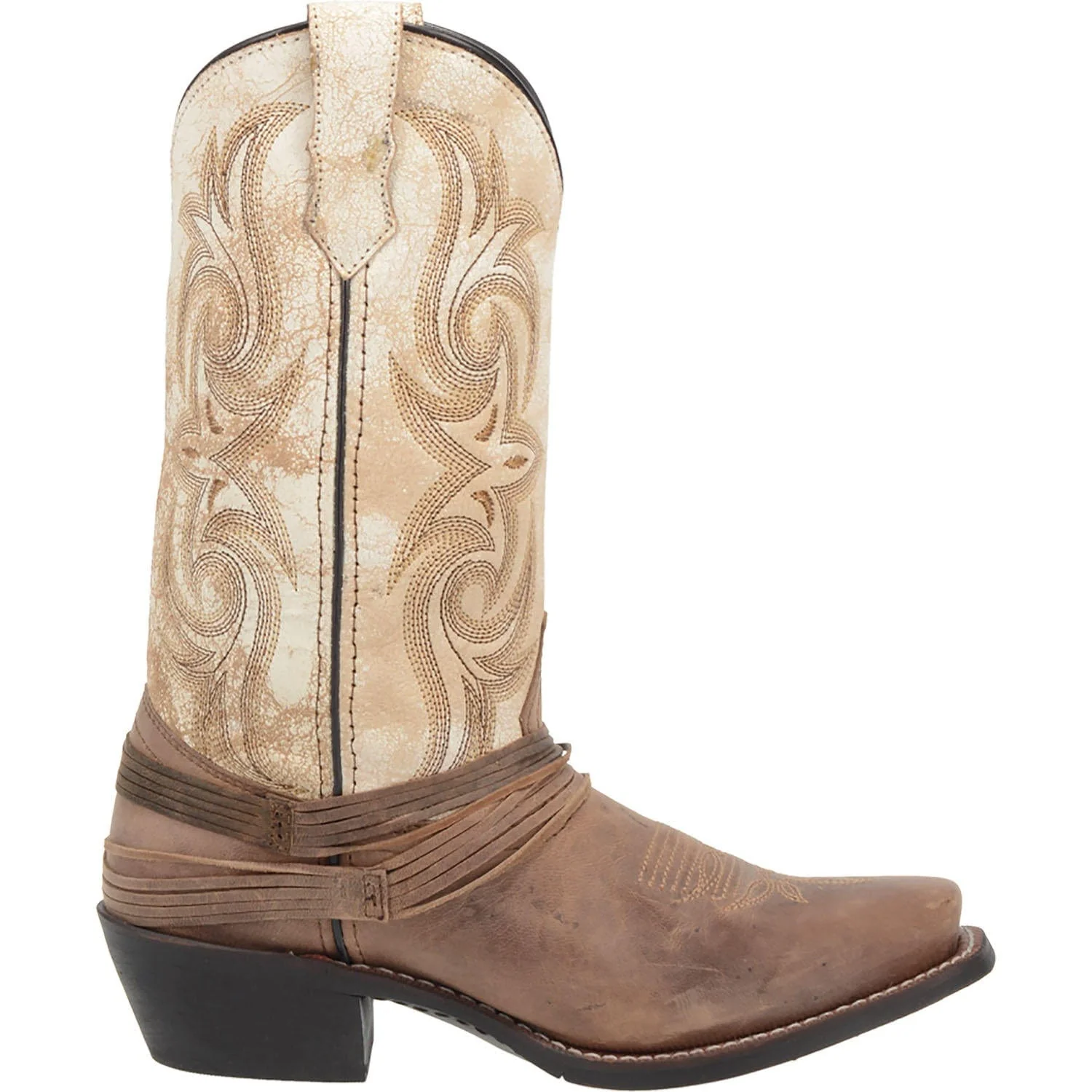 Laredo Women's Myra Sand White Western Boots 51091 - Image 2