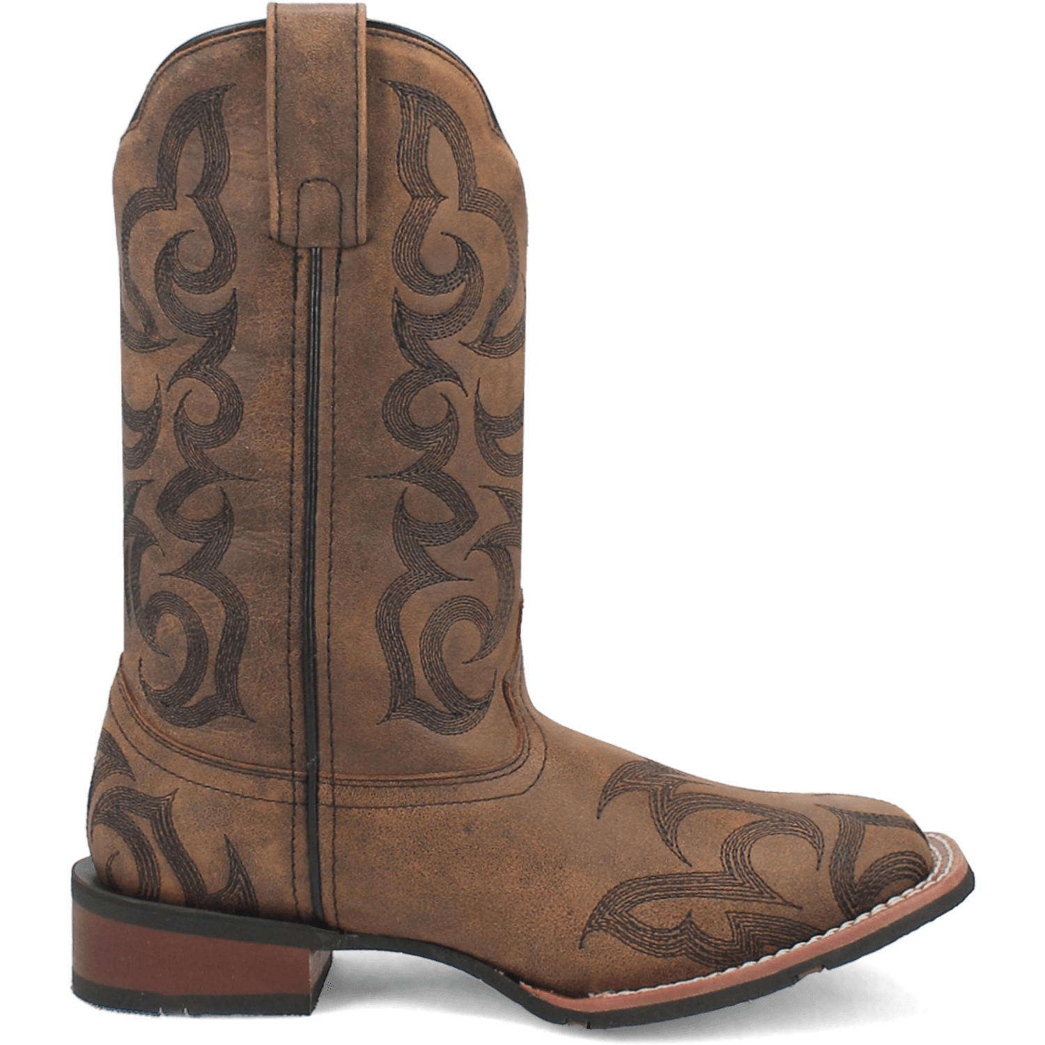 Laredo Women's Sariah Tan Square Toe Western Boots 5943 - Image 3