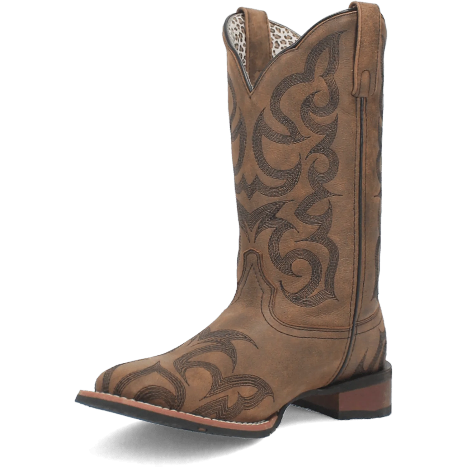 Laredo Women's Sariah Tan Square Toe Western Boots 5943 - Image 4