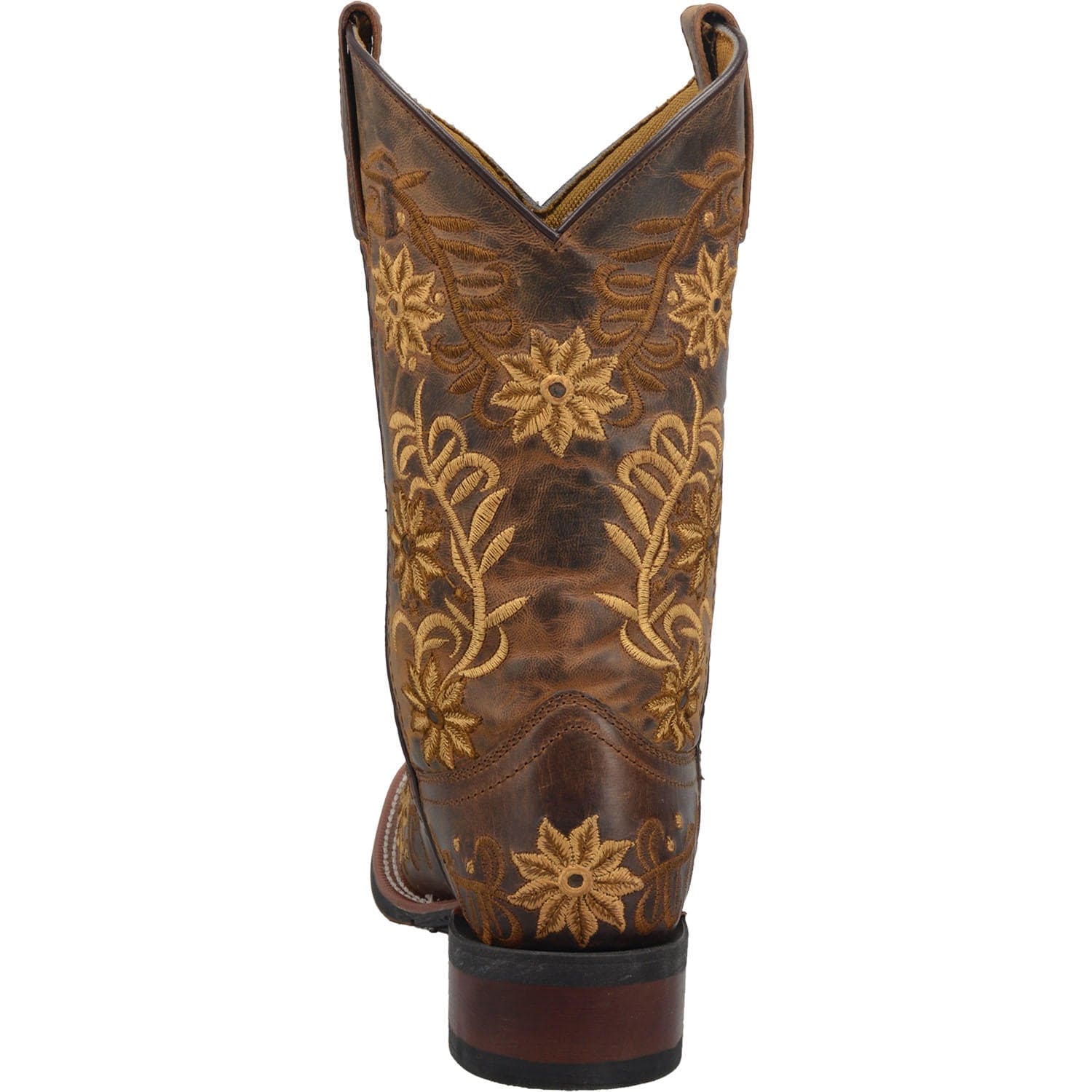Laredo Women's Secret Garden Brown Leather Cowgirl Boots 5822 - Image 4