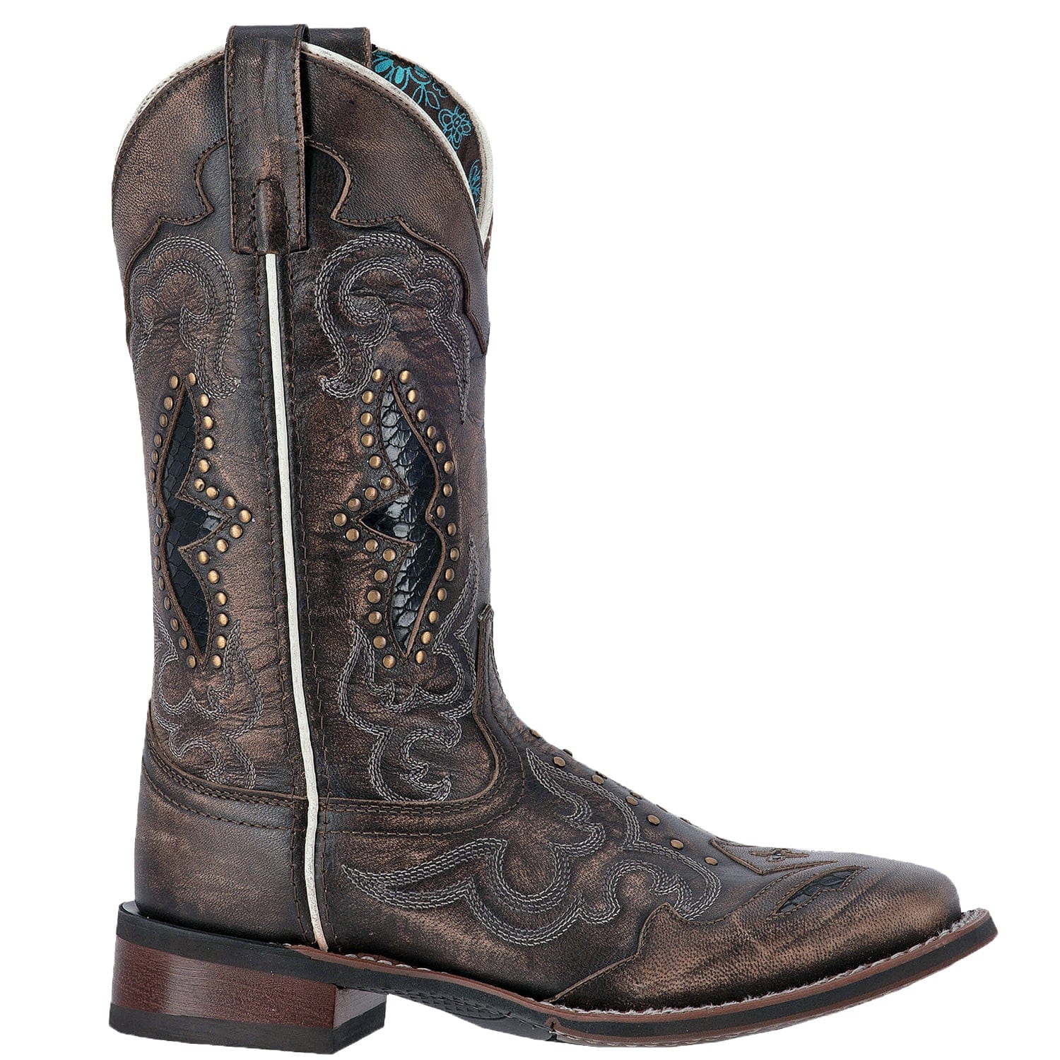 Laredo Women's Spellbound Black Leather Cowgirl Boots 5660 - Image 2