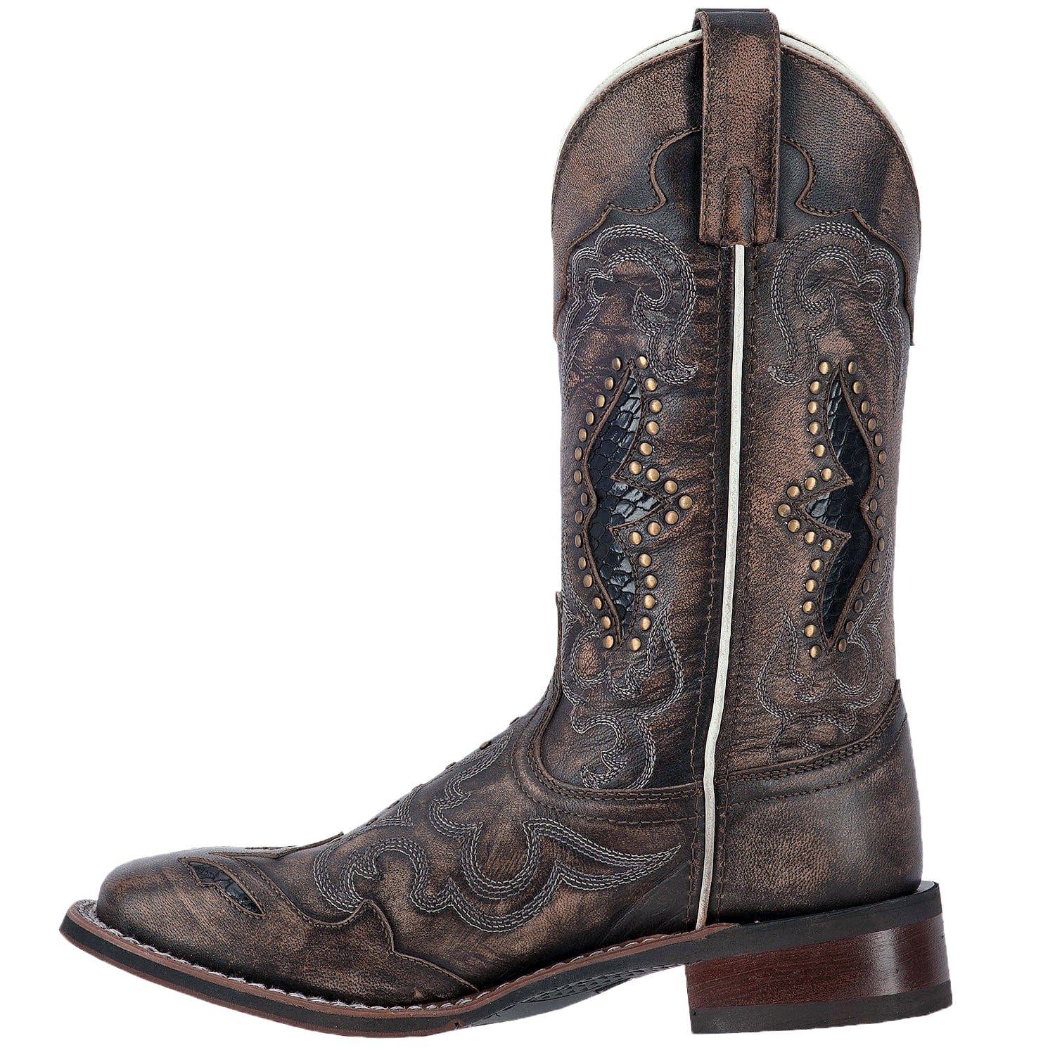 Laredo Women's Spellbound Black Leather Cowgirl Boots 5660 - Image 3