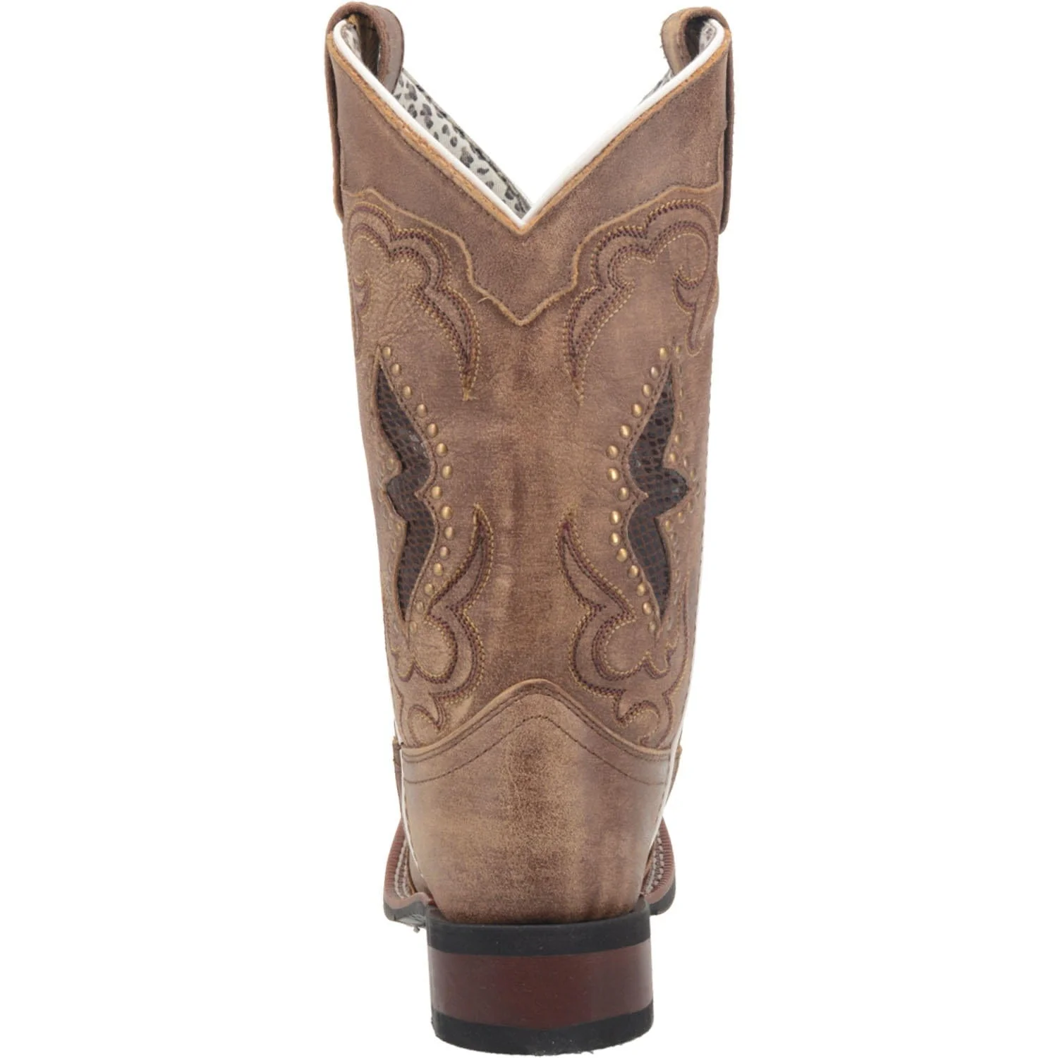 Laredo Women's Spellbound Tan Leather Cowgirl Boots 5661 - Image 4