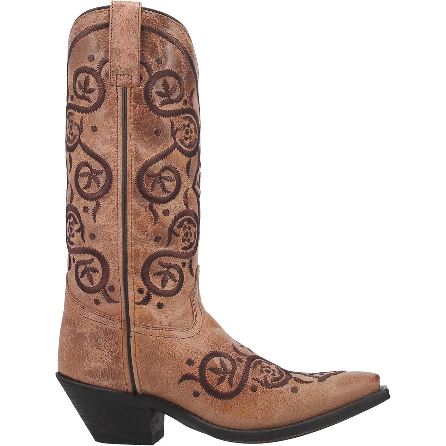 Laredo Women's Whirlaway Taupe Brown Snip Toe Western Boots 52422 - Image 2