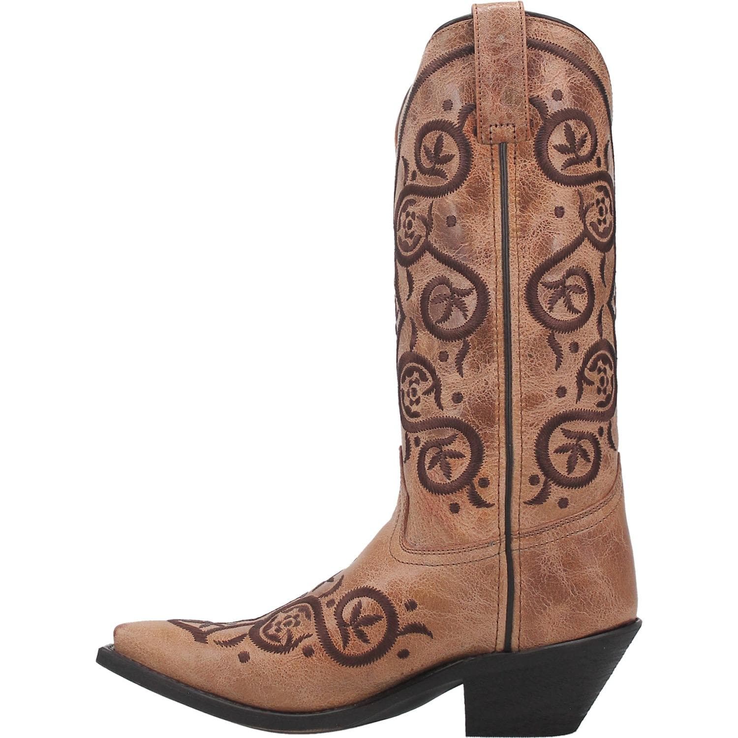 Laredo Women's Whirlaway Taupe Brown Snip Toe Western Boots 52422 - Image 3