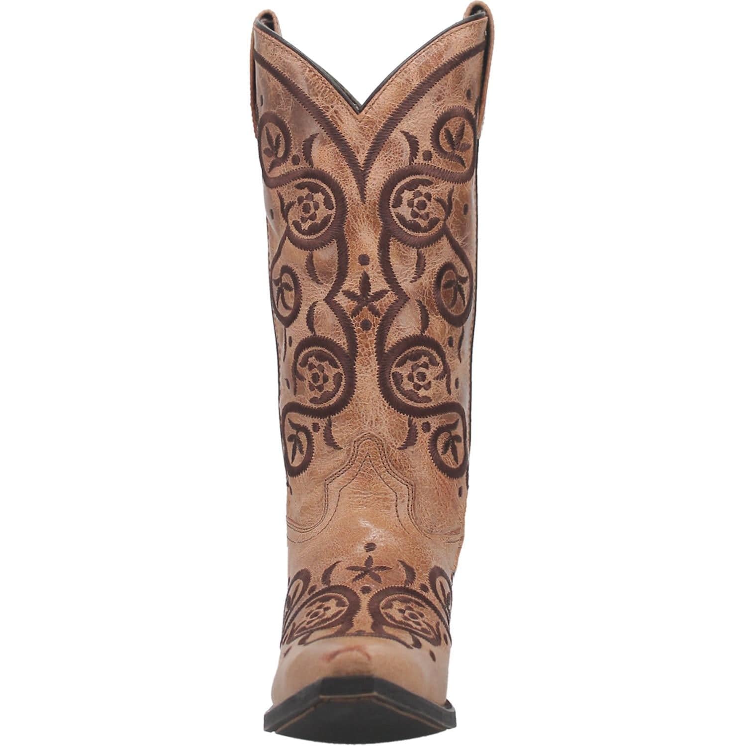 Laredo Women's Whirlaway Taupe Brown Snip Toe Western Boots 52422 - Image 4