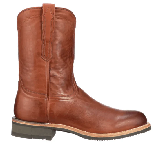Lucchese Men’s Raymond Cognac Roper Barn Boots M0031.CF - Image 7