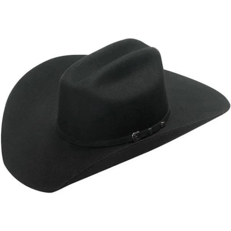 M&F Western Twister Santa Fe Black Wool Cowboy Hat T7525001