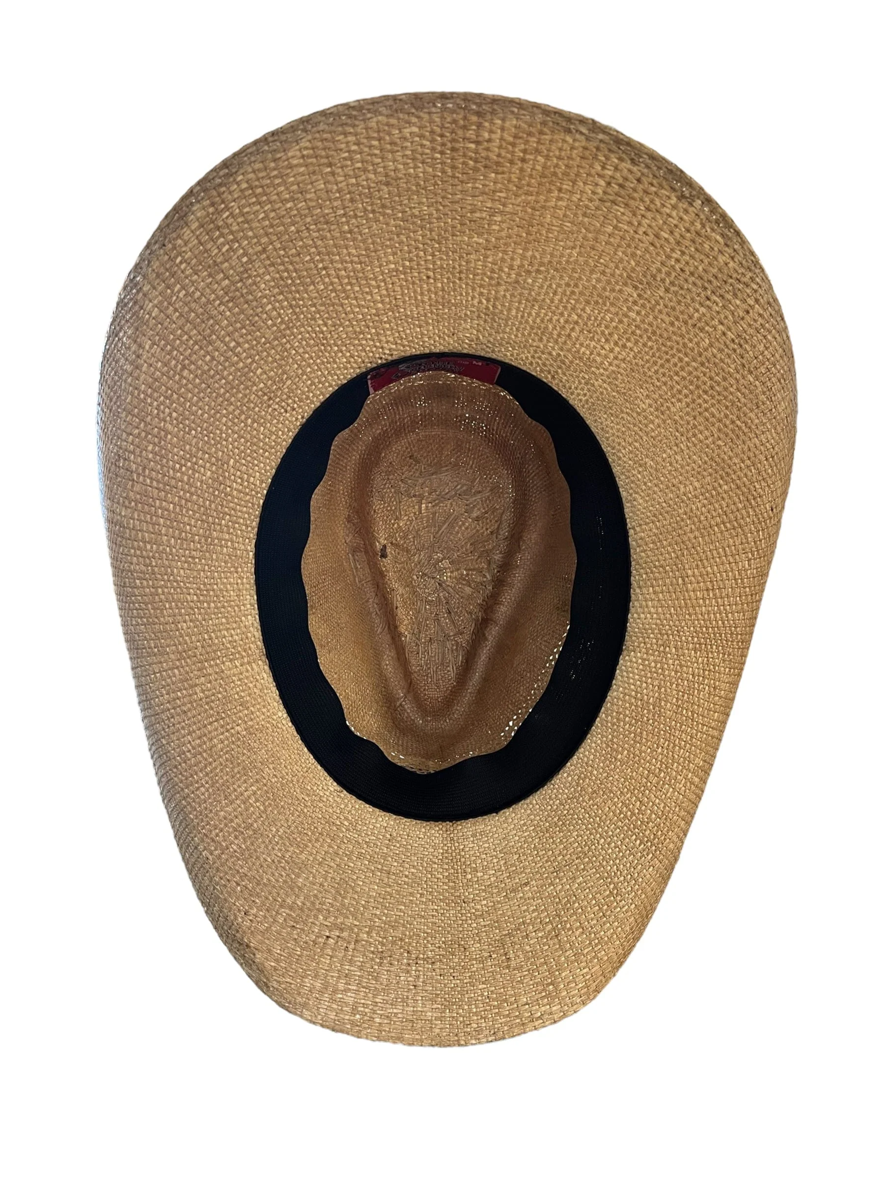 Gone Country Maverick Brown - Straw Bangora Cowboy Hat - Image 2