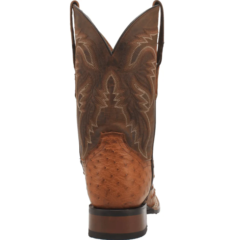 Dan Post Men's Alamosa Bay Apache Full Quill Ostrich Exotic Boots DP4874 - Image 4