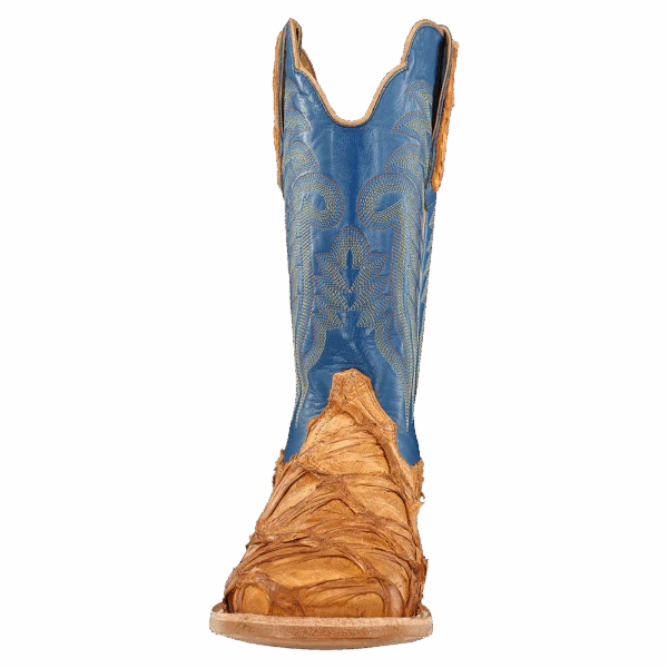 Men's Saddle Matte Pirarucu Exotic Western Boots RW7806-2 - Image 3