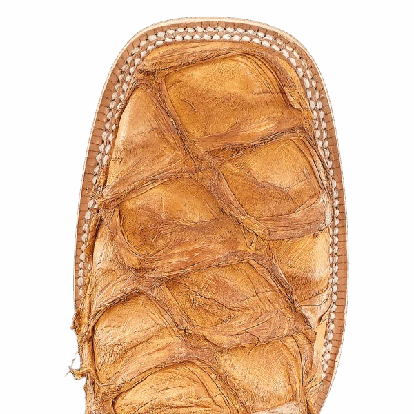 Men's Saddle Matte Pirarucu Exotic Western Boots RW7806-2 - Image 6