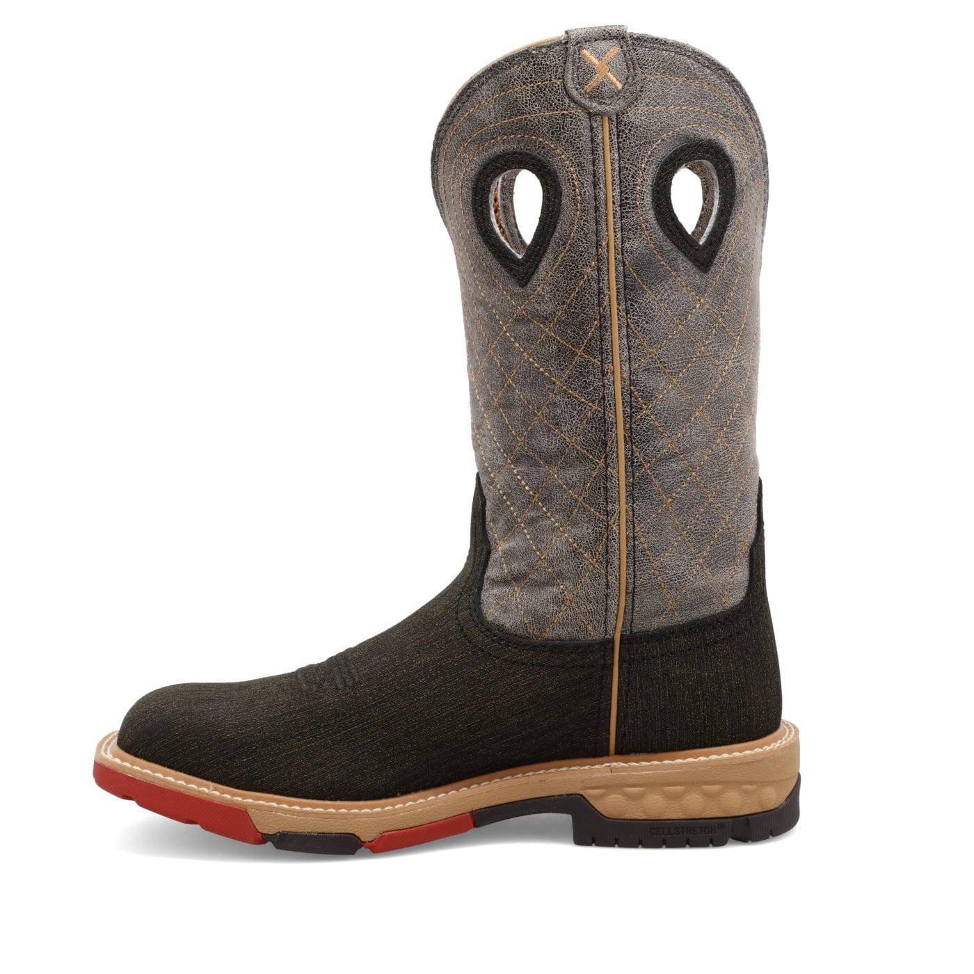 Twisted X Men's Charcoal & Grey Western Work Boot MXBA002 - Image 2
