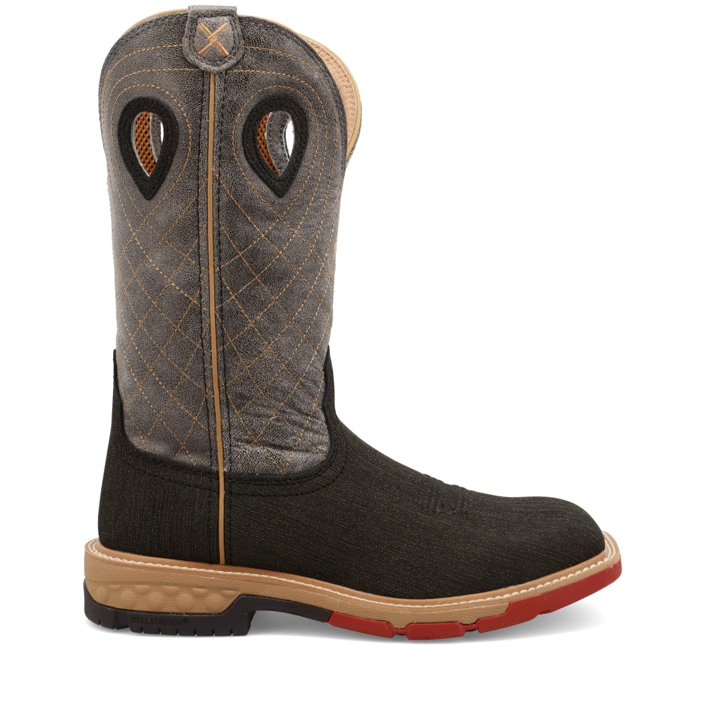 Twisted X Men's Charcoal & Grey Western Work Boot MXBA002 - Image 4