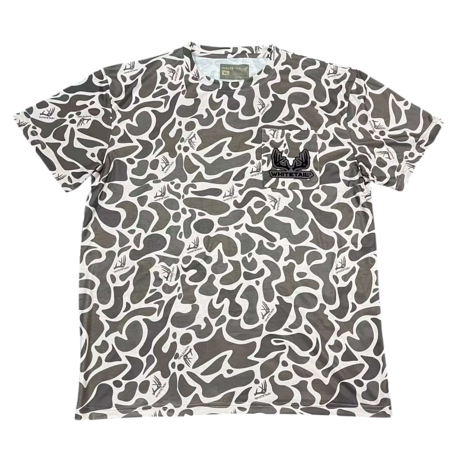 Whitetail Co. Old Camo Faded Pocket Tee - Image 2