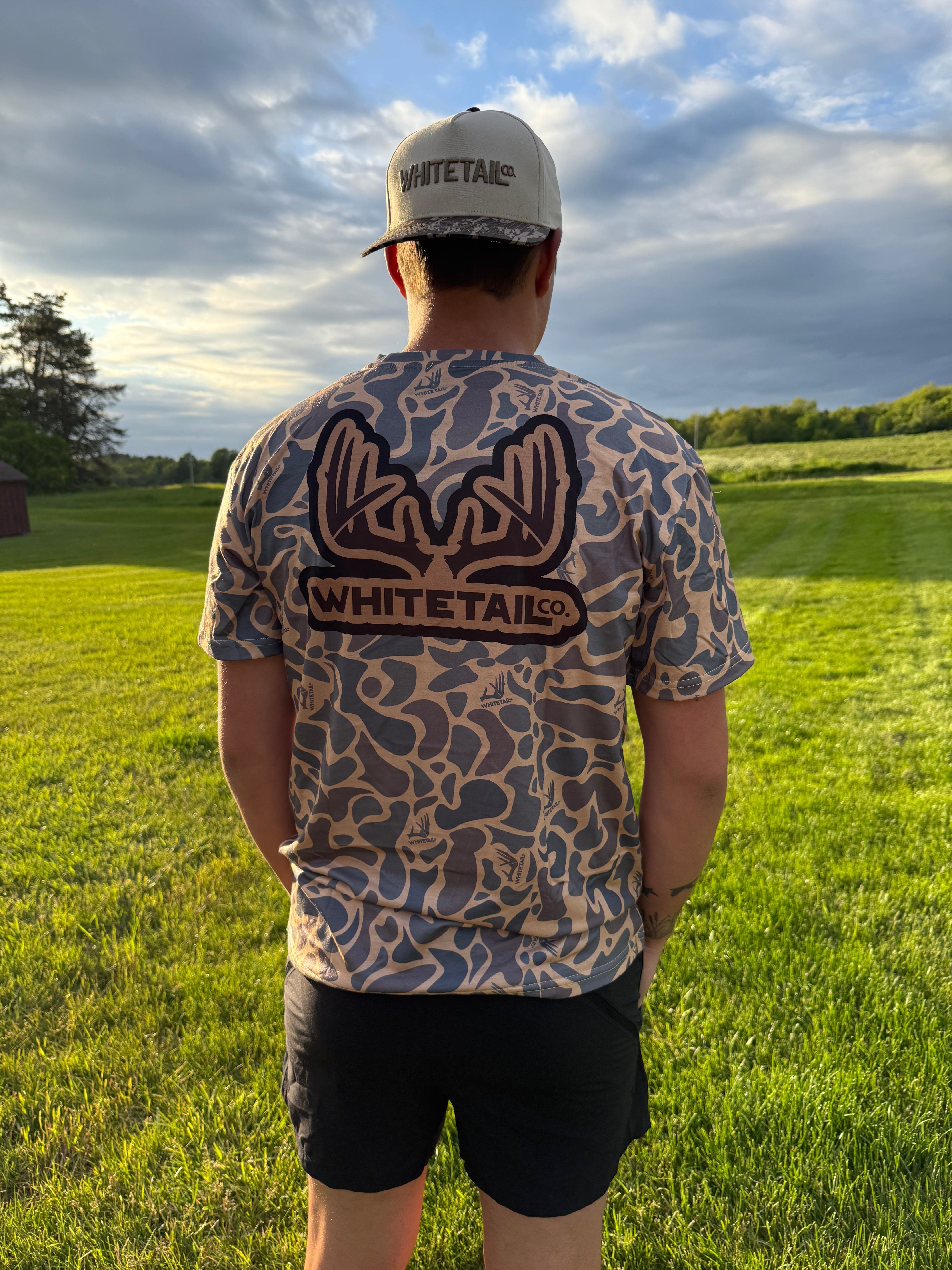 Whitetail Co. Old Duck Camo Faded Pocket Tee - Image 2
