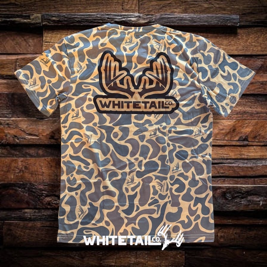 Whitetail Co. Old Duck Camo Faded Pocket Tee - Image 5