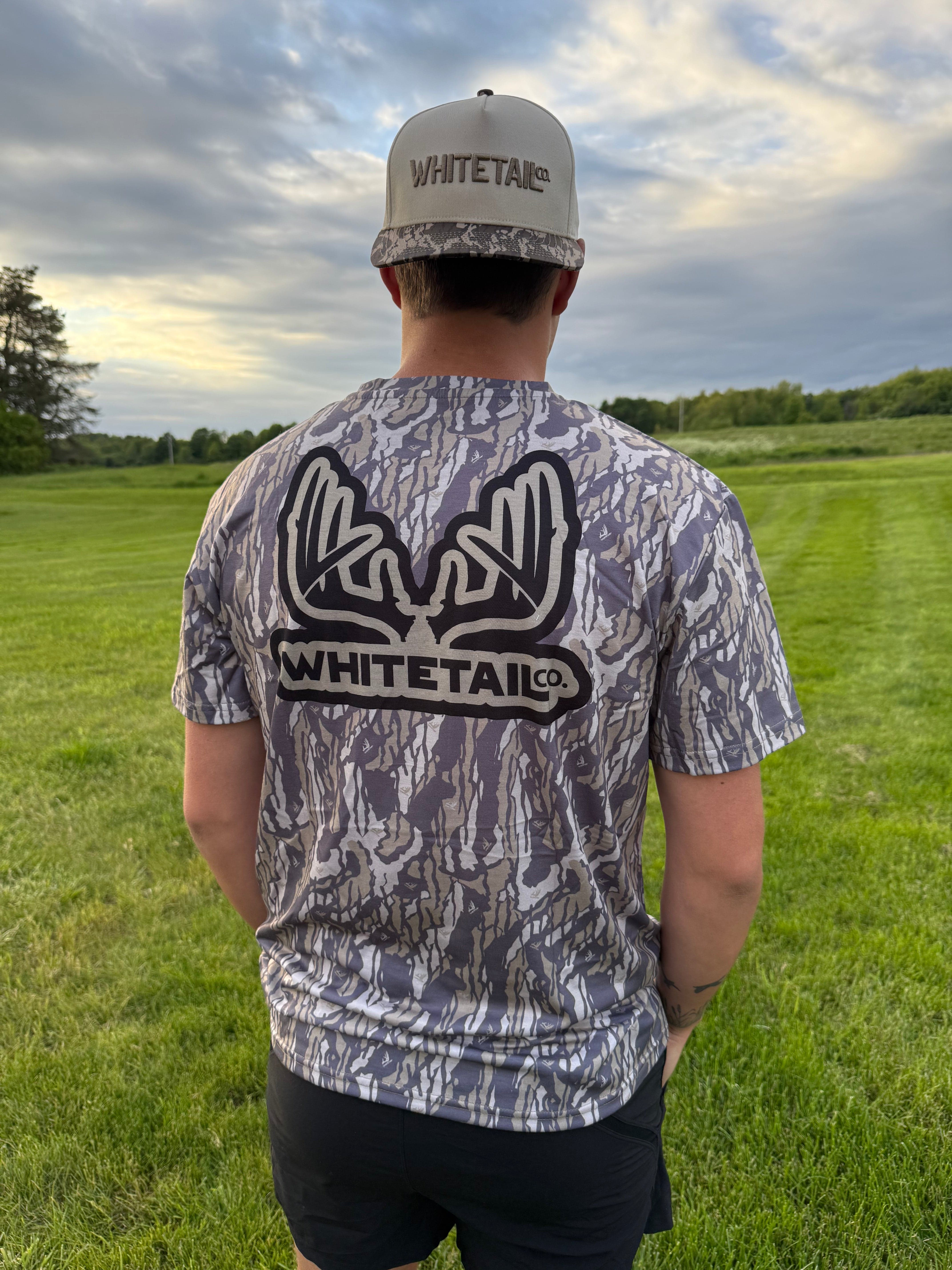 Whitetail Co. Old Tree Bark Camo Faded Pocket Tee - Image 2