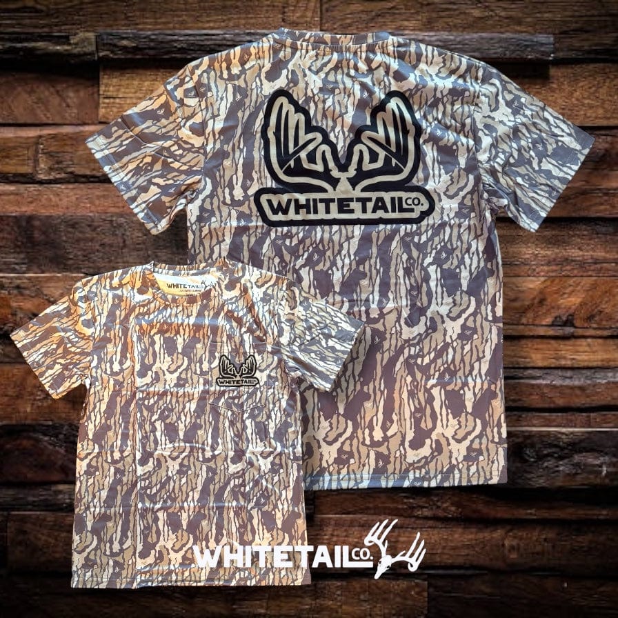 Whitetail Co. Old Tree Bark Camo Faded Pocket Tee - Image 4