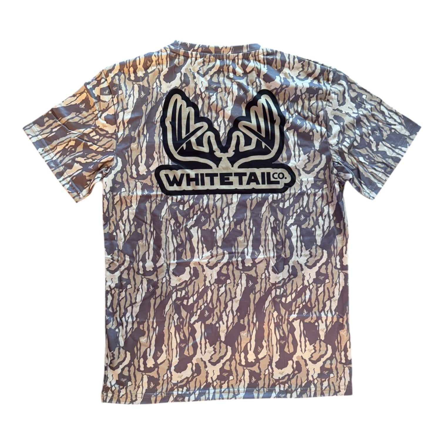 Whitetail Co. Old Tree Bark Camo Faded Pocket Tee - Image 8