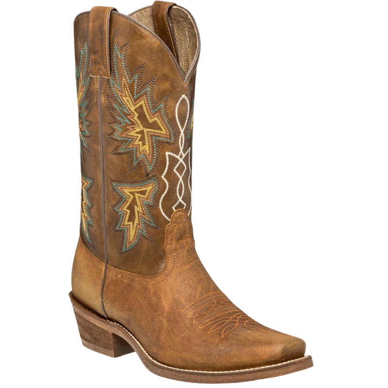 Nocona Men's Hero Go Round Tan Square Toe Western Boots NB6022