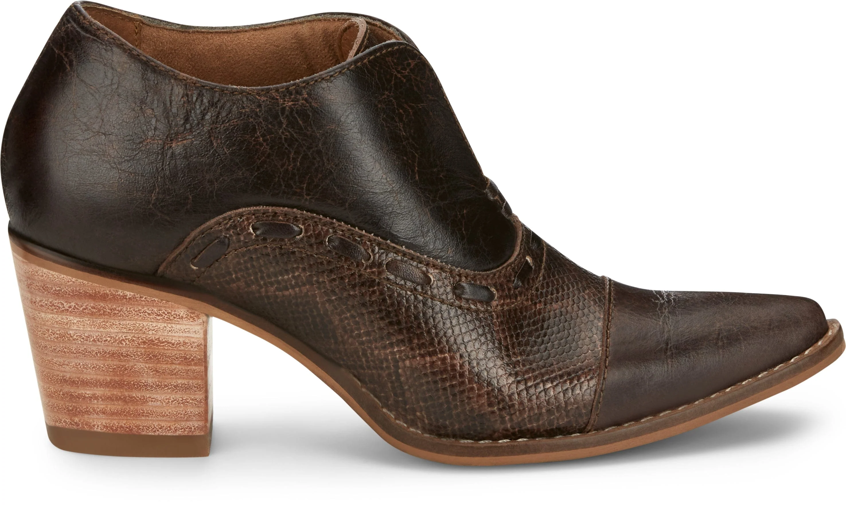 Nocona Women's Sherry Mocha Brown Fashion Booties ME1923 - Image 3