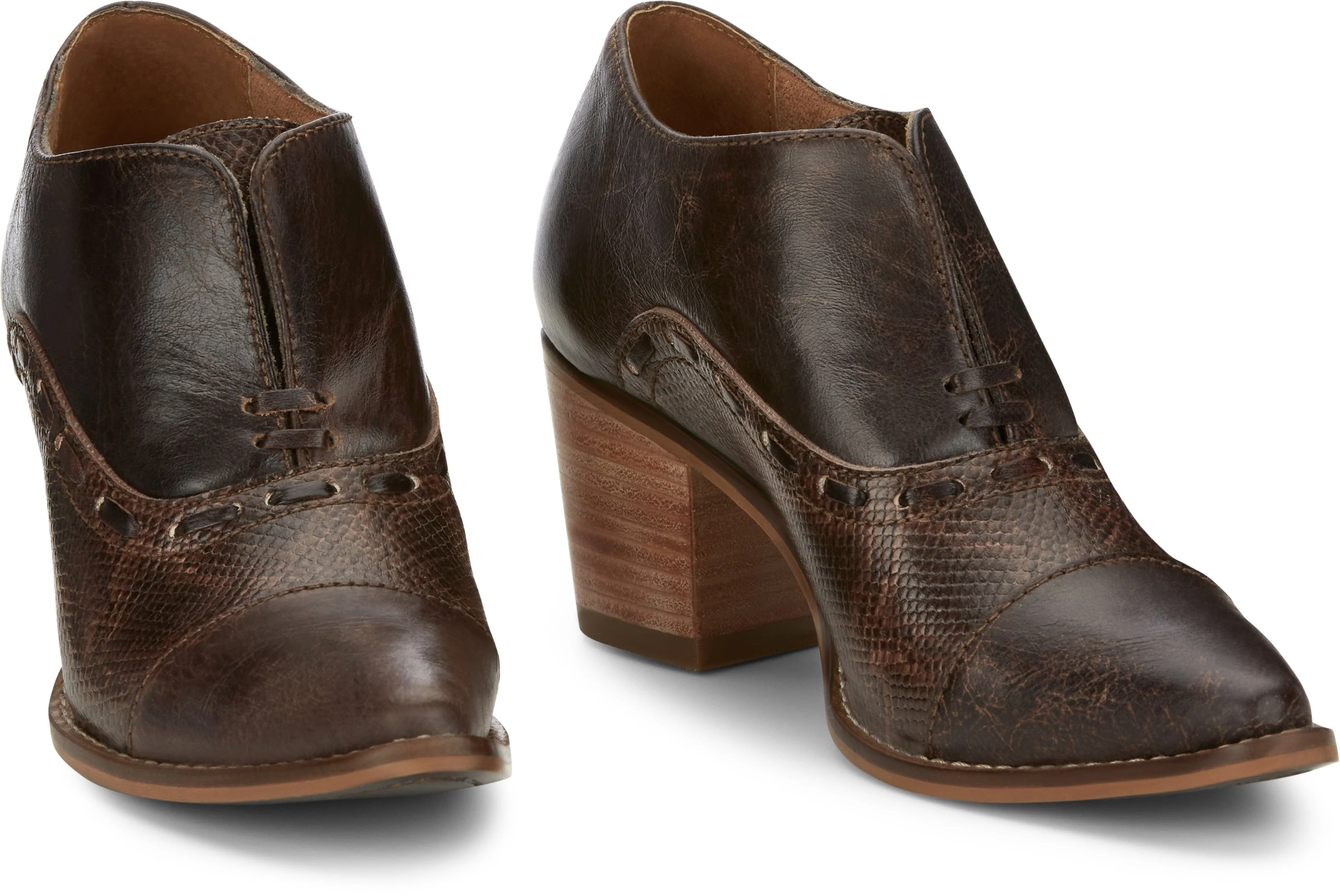 Nocona Women's Sherry Mocha Brown Fashion Booties ME1923 - Image 8