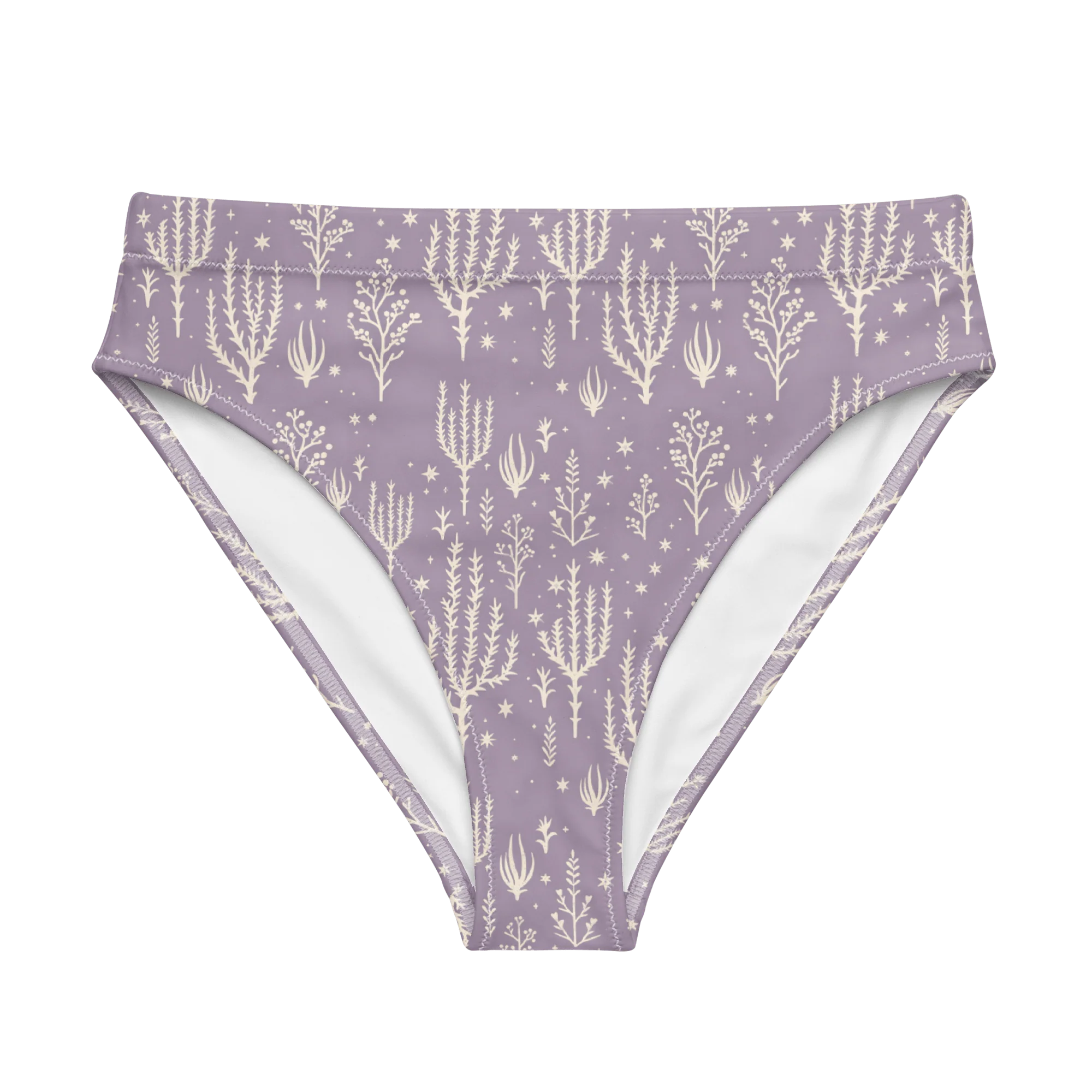 Ocotillo Sunrise: West Texas Blooms High-Waisted Bikini Bottom