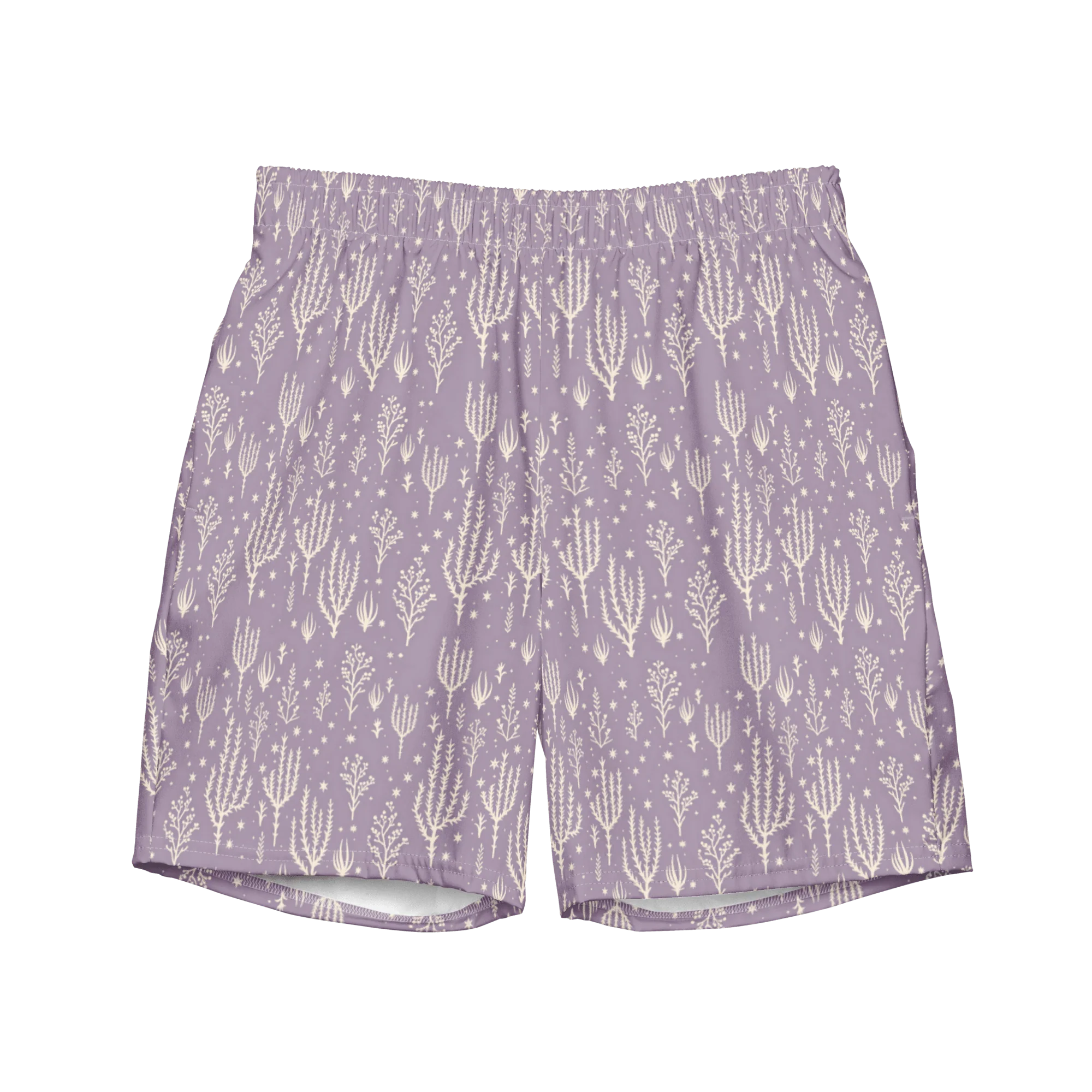 Ocotillo Sunrise: West Texas Blooms Swim Trunks