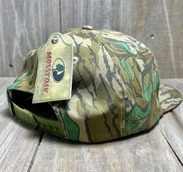 Old Rope Hat Mossy Oak Greenleaf w- 3D AF Waterfowl Logo - Image 4
