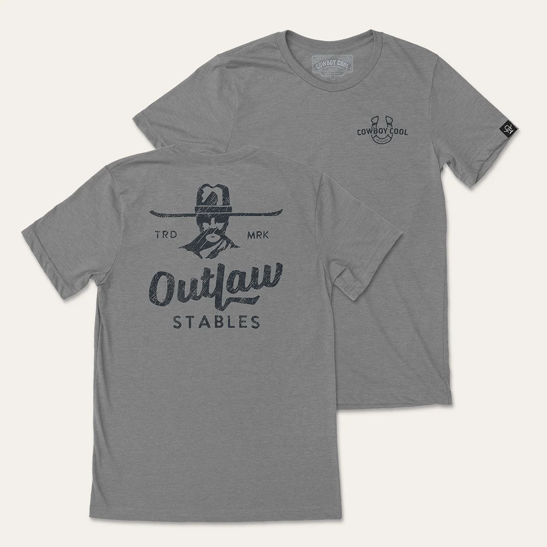 Outlaw Stables T-Shirt - Image 4
