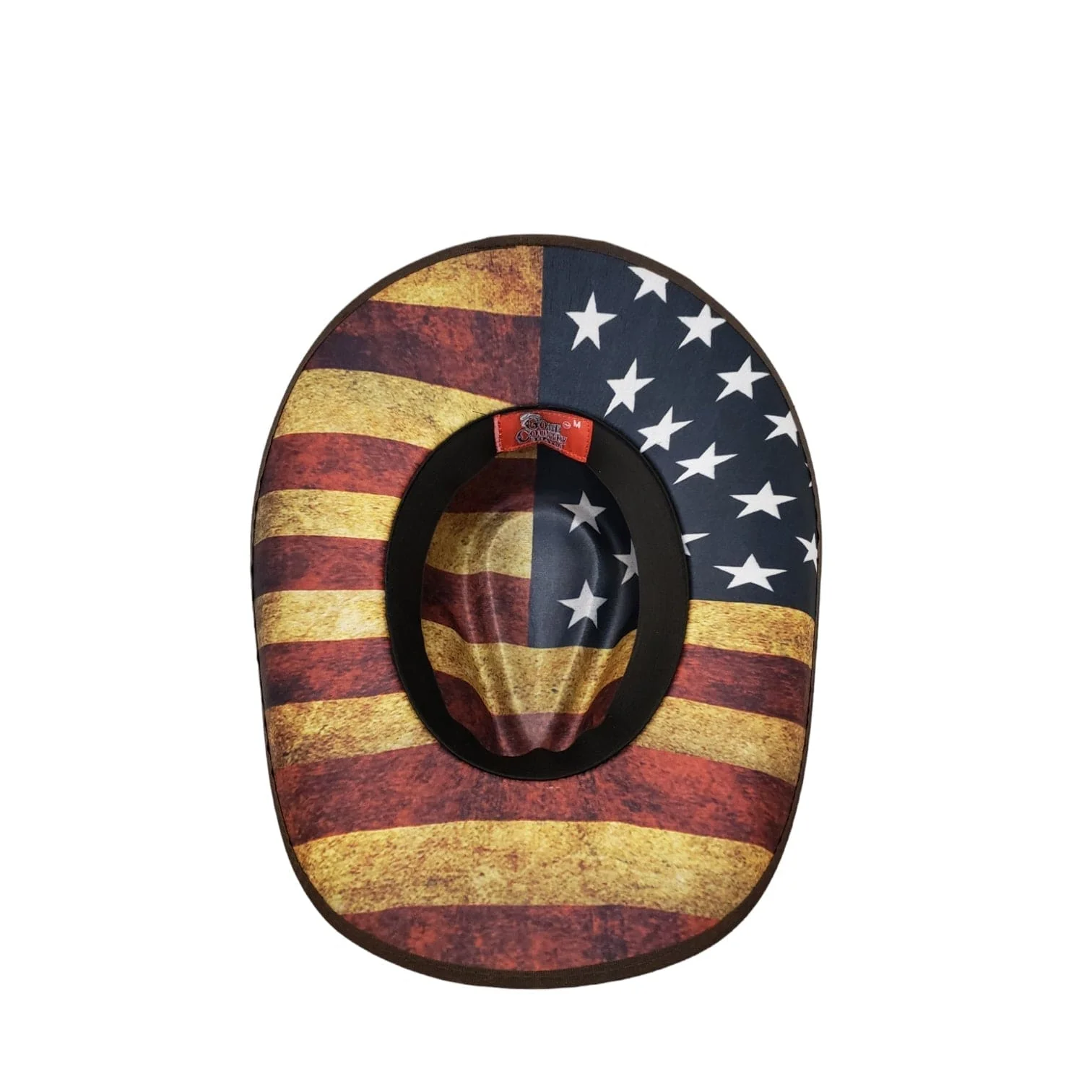 Gone Country Patriot Brown - Cotton (Renegade Series) Cowboy Hat - Image 2