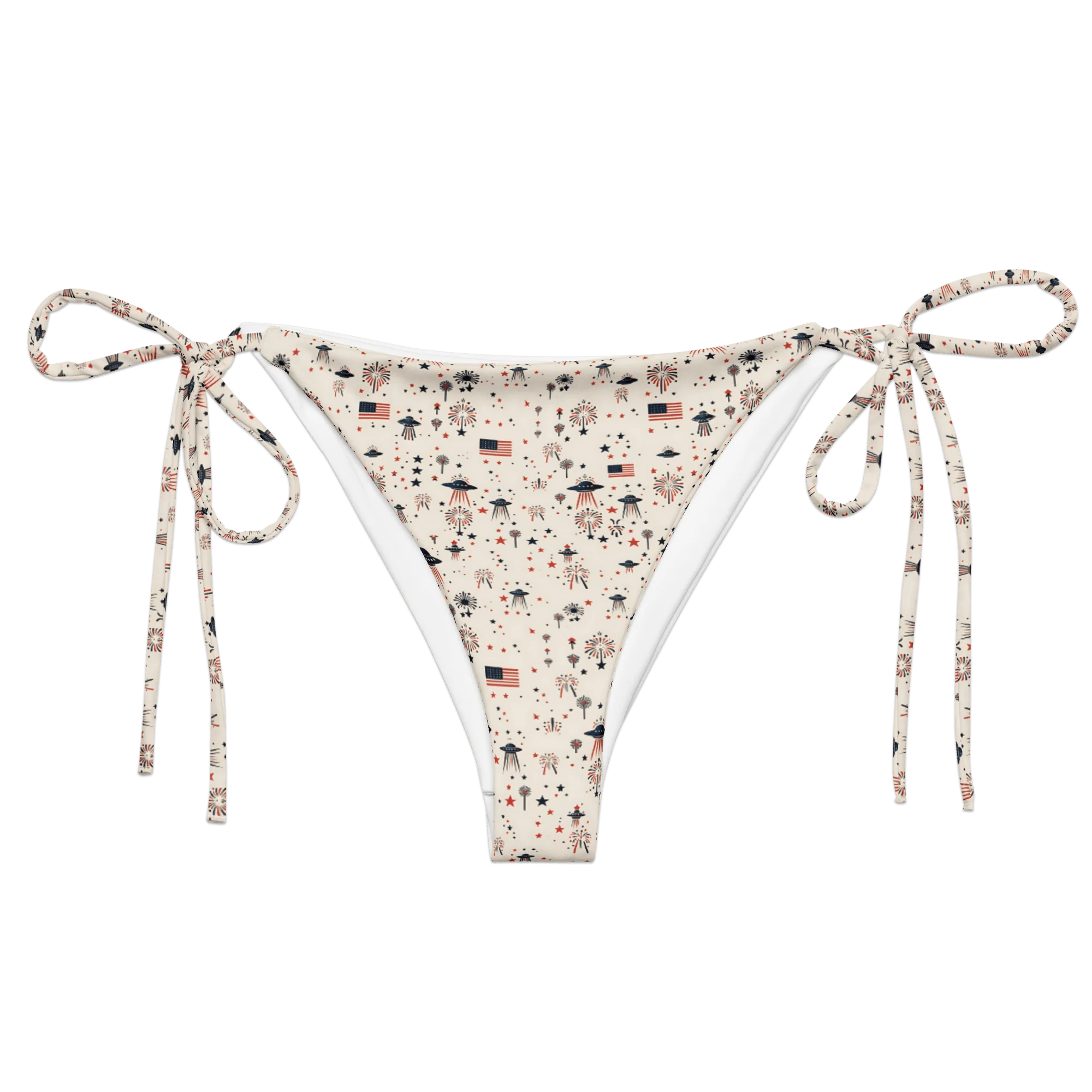 Patriot Wings: A Familiar Celebration String Bikini Bottom