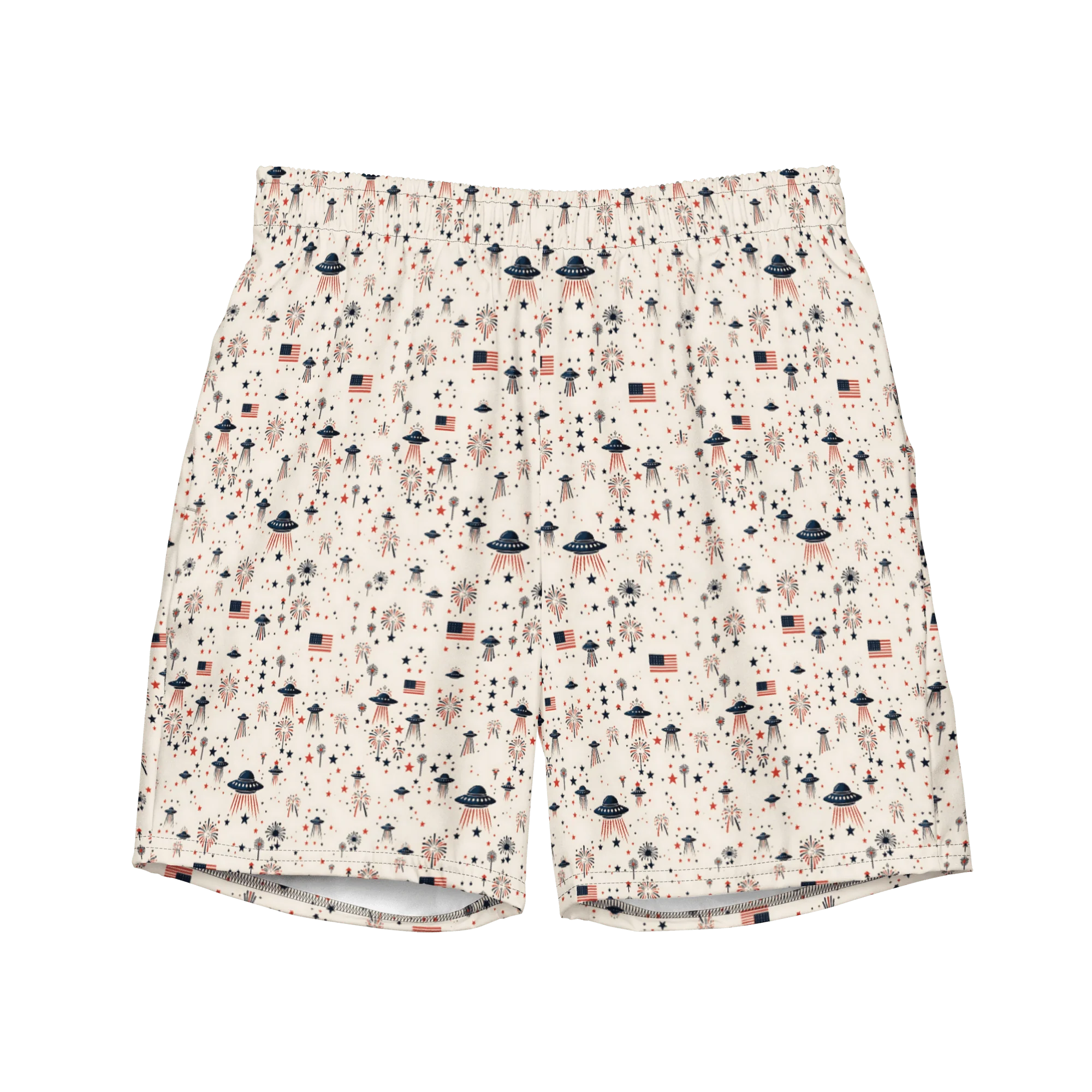 Patriot Wings: A Familiar Celebration Swim Trunks