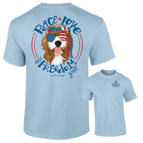 Southernology Women's Peace Love Freedom Tee
