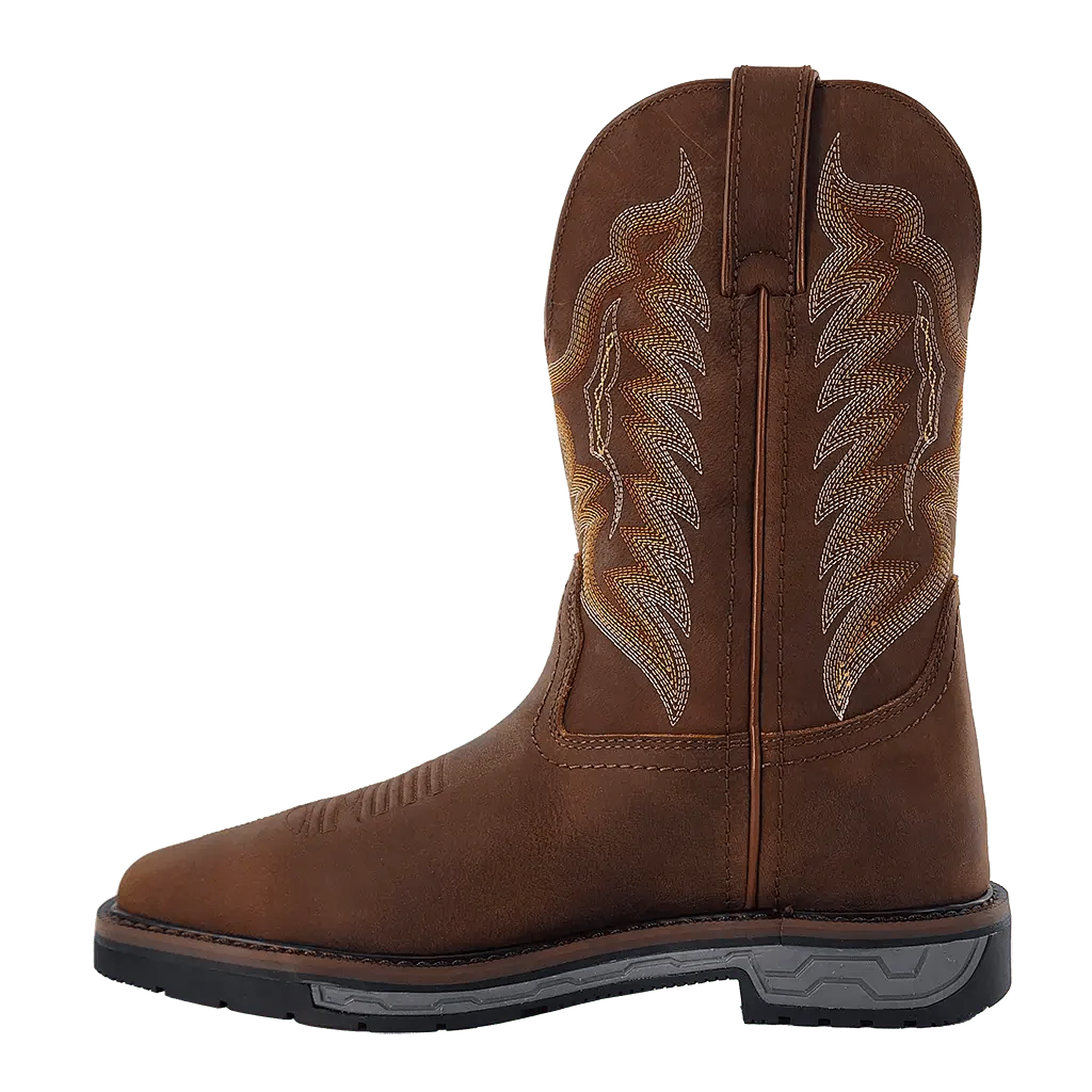 R. Watson Men’s Crazy Horse Cowhide Steel Toe Work Boot RW1804 ST - Image 4