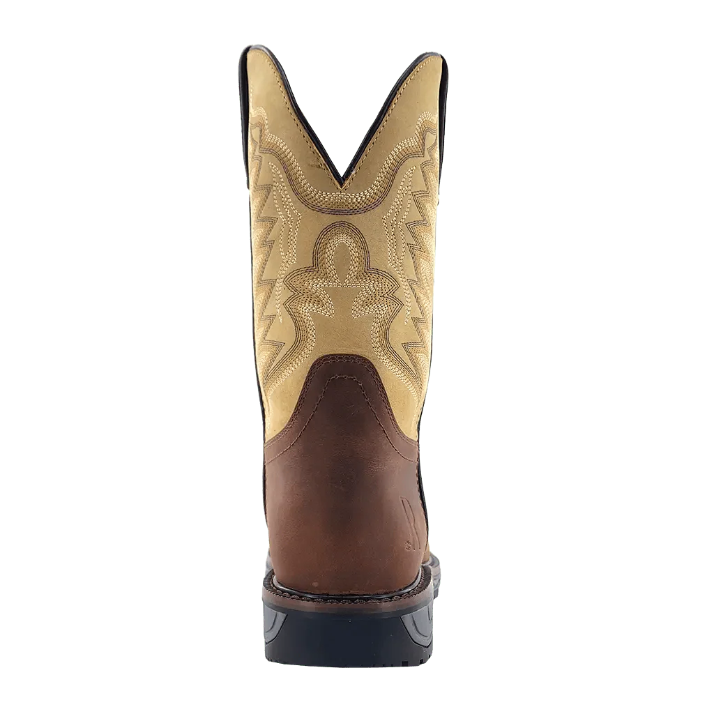 R. Watson Men’s Walnut Cowhide Wide Square Work Boot RW1803 - Image 2