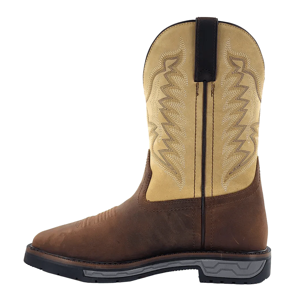 R. Watson Men’s Walnut Cowhide Wide Square Work Boot RW1803 - Image 4
