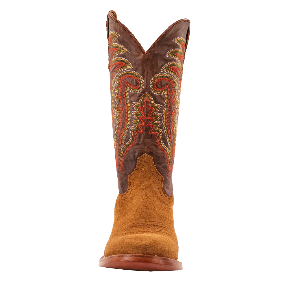 R. Watson Men's Arizona Tan/Rough Out Western Boots RW8200-2 - Image 3