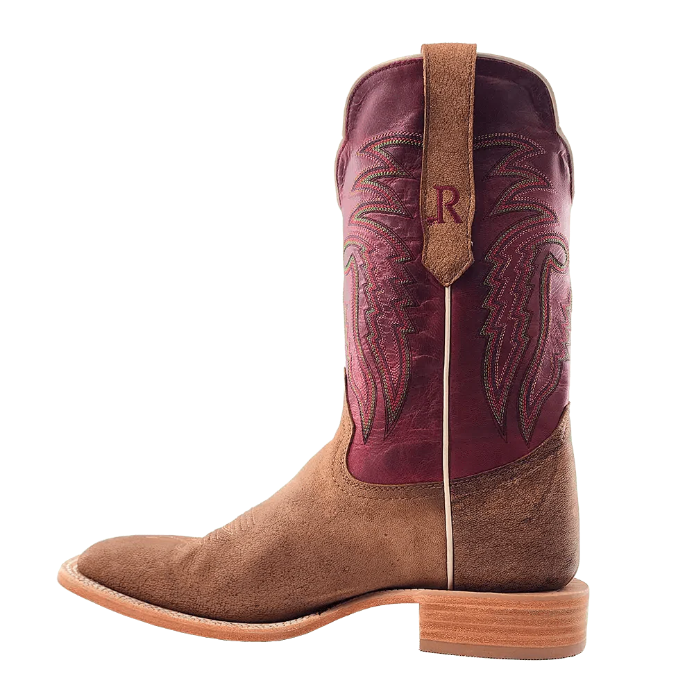 R. Watson Men's Tan Nubuck Camel Western Boot RW7210-2 - Image 5