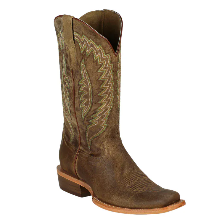 R Watson RW Ranch Men's Mad Brown Western Boot WR0001-1