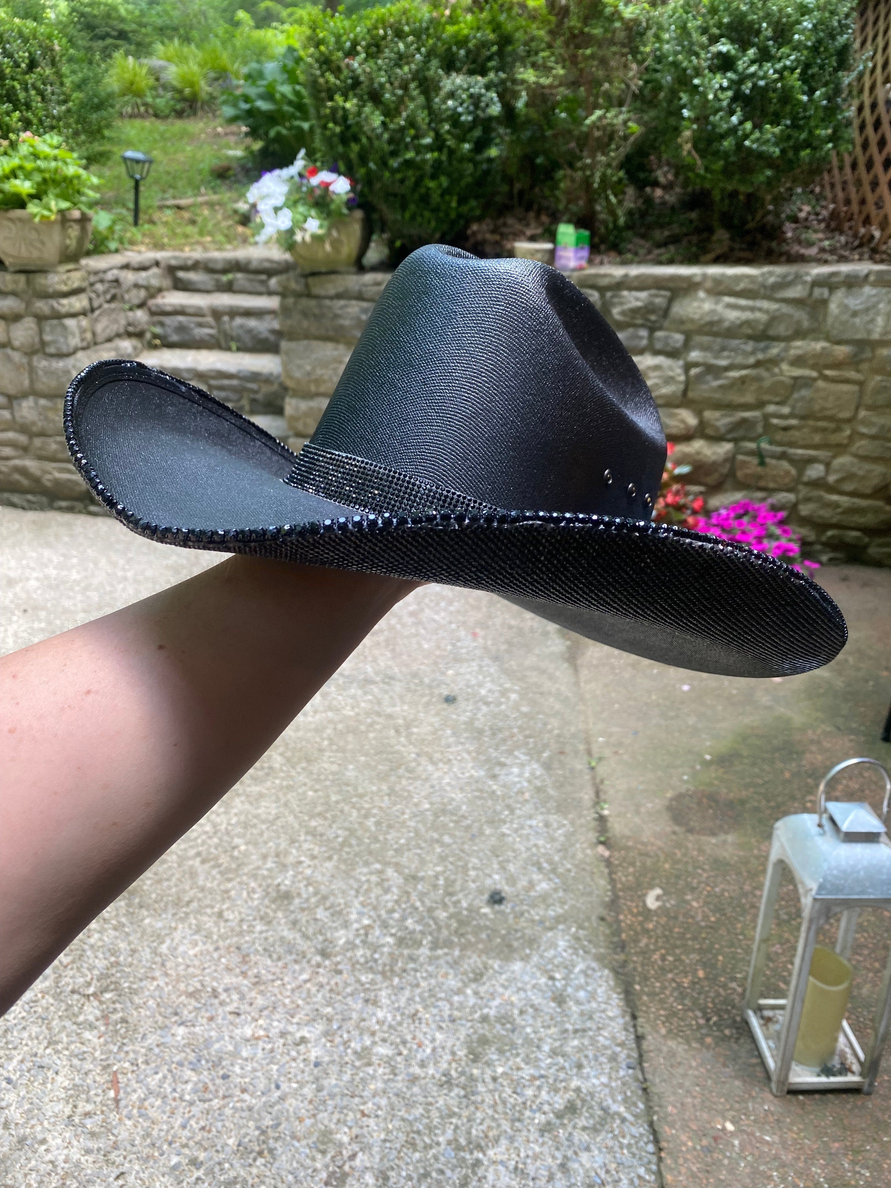Rhinestone Cowgirl Women's "Blacked Out" Cowgirl Hat