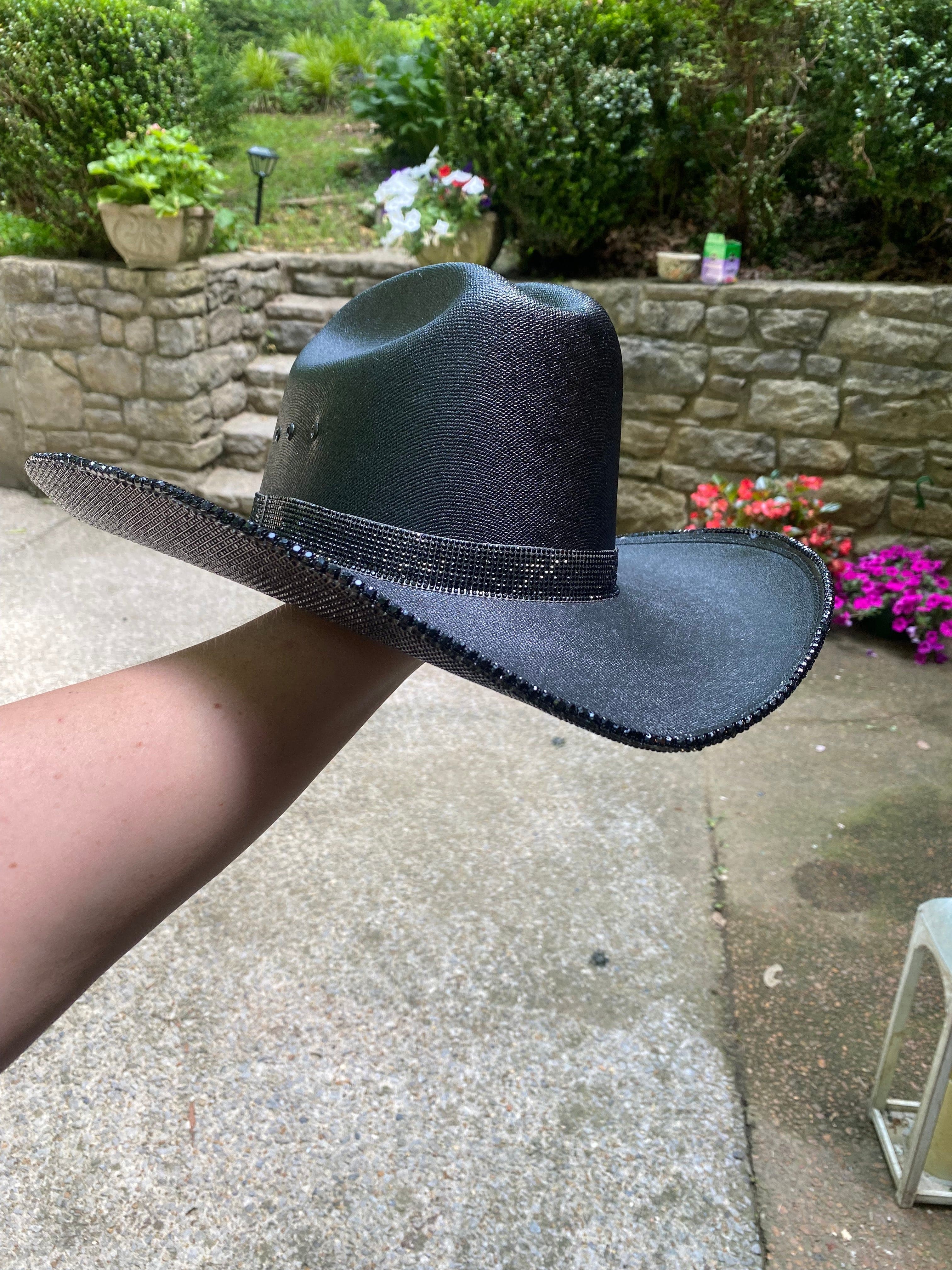 Rhinestone Cowgirl Women's "Blacked Out" Cowgirl Hat - Image 3