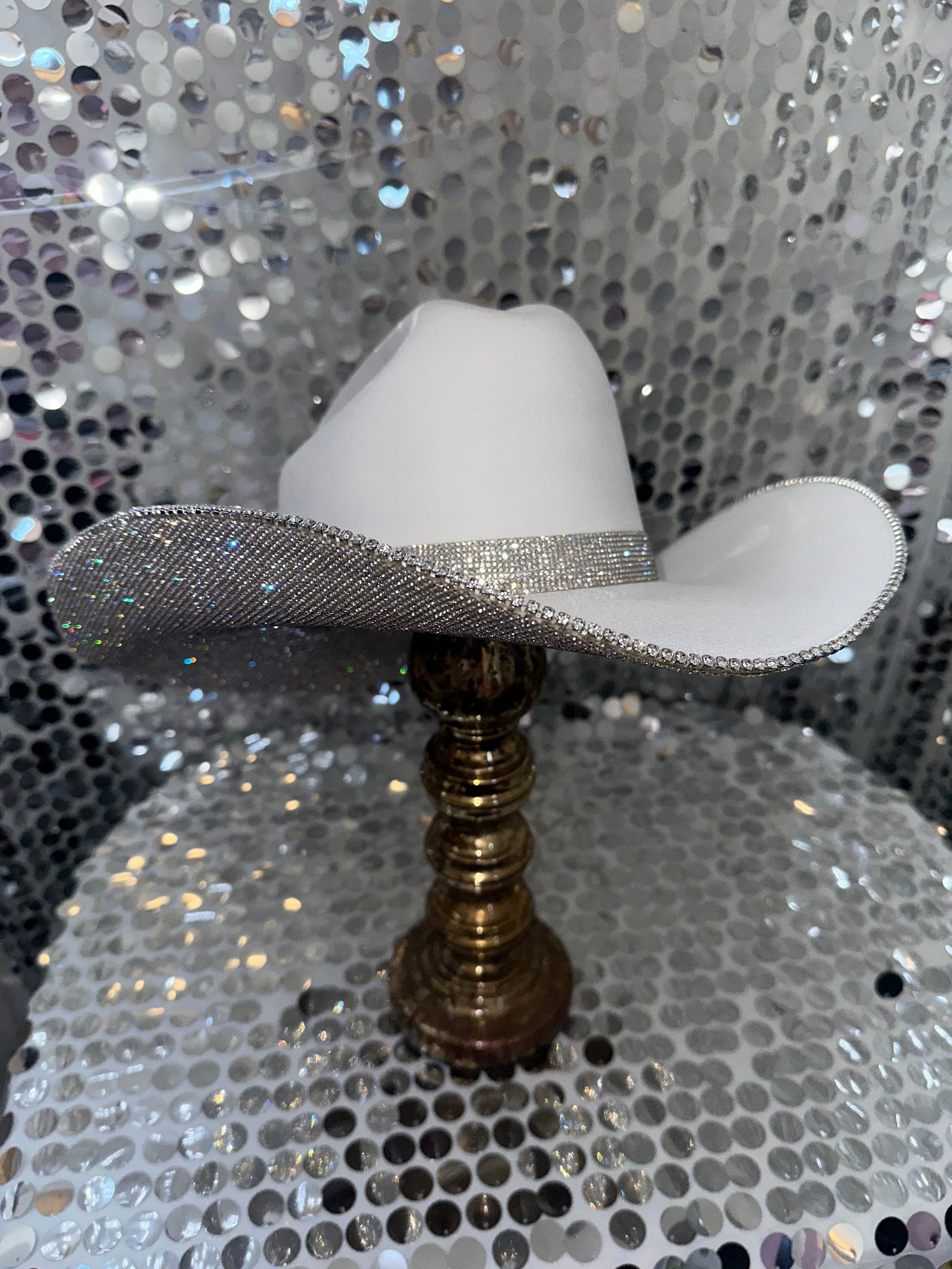 Rhinestone Cowgirl Women's The original " Underneath Brim Rhinestone Cowgirl" Hat
