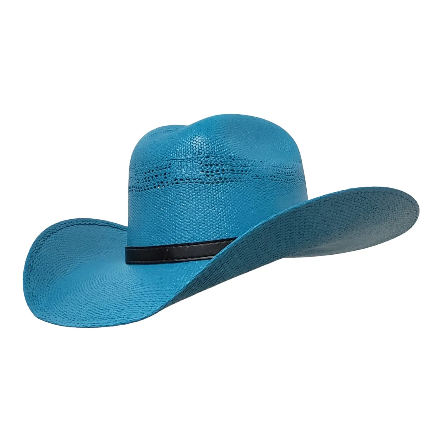 Gone Country Rio Turquoise - Straw Bangora Cowboy Hat