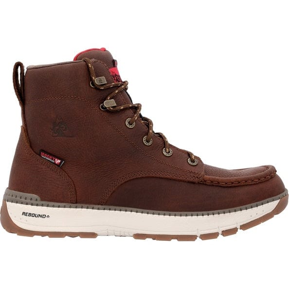 Rocky Men's Tobacco Brown Rebound Wedge Waterproof Work Boot RKK0434 - Image 2