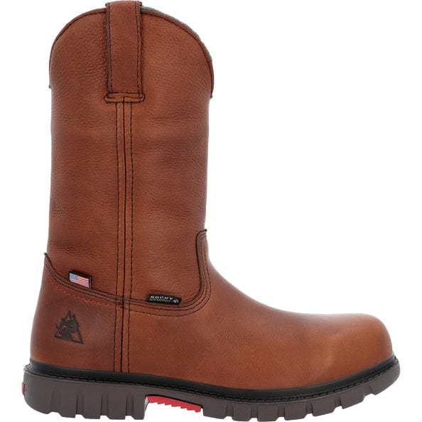 Rocky Men's Worksmart Brown Waterproof Composite Toe Work Boot RKK0402 - Image 2